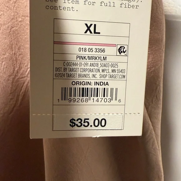 a new day Rose Gold Satin Skirt with Lace Trim - Picture 4 of 7